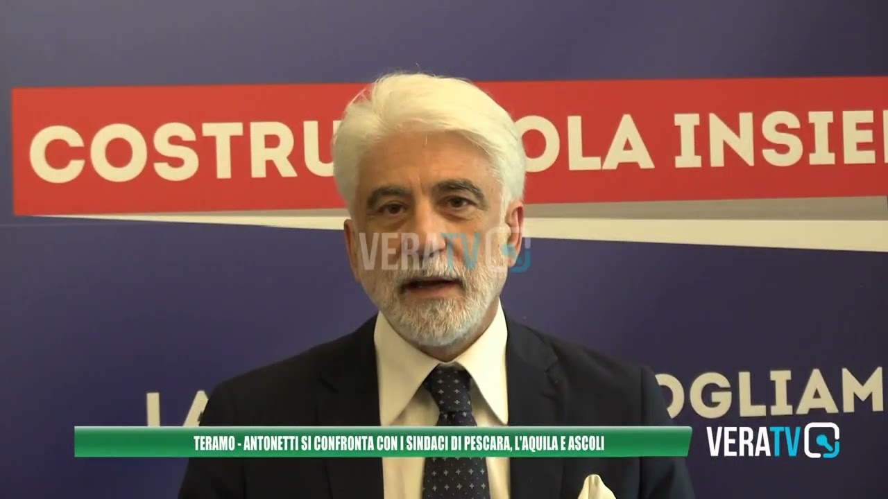 Teramo – Amministrative, i sindaci di Pescara, Ascoli e L’Aquila appoggiano Antonetti