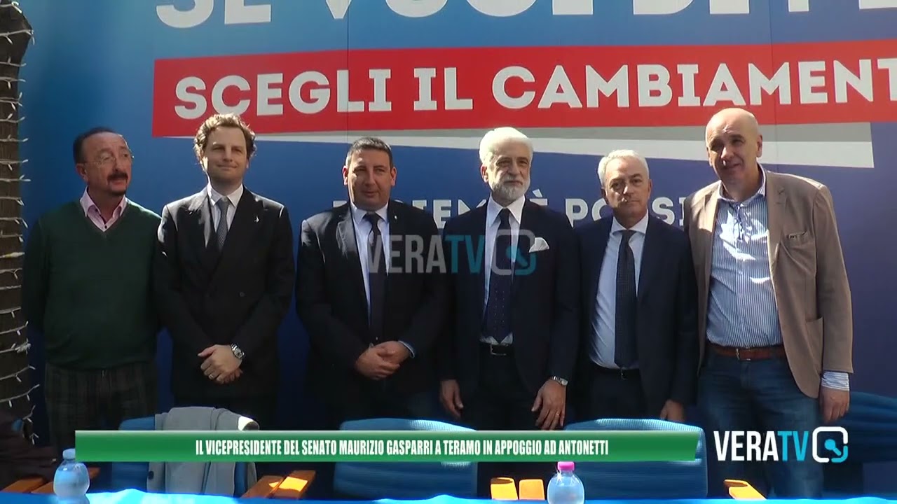 Teramo – Elezioni comunali, arriva anche Gasparri per sostenere Antonetti