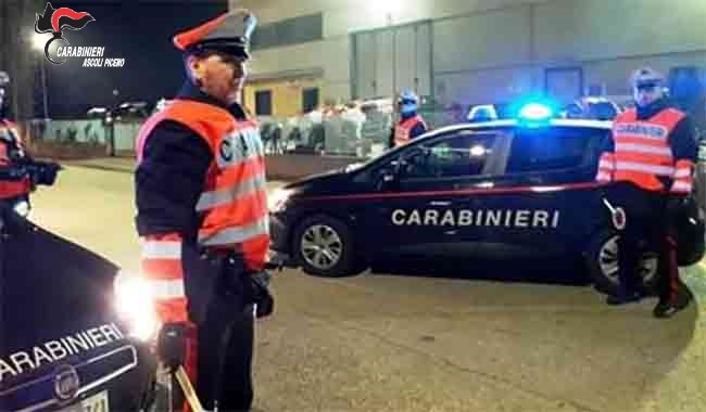 Controlli straordinari dei carabinieri nel Piceno: in azione 16 pattuglie