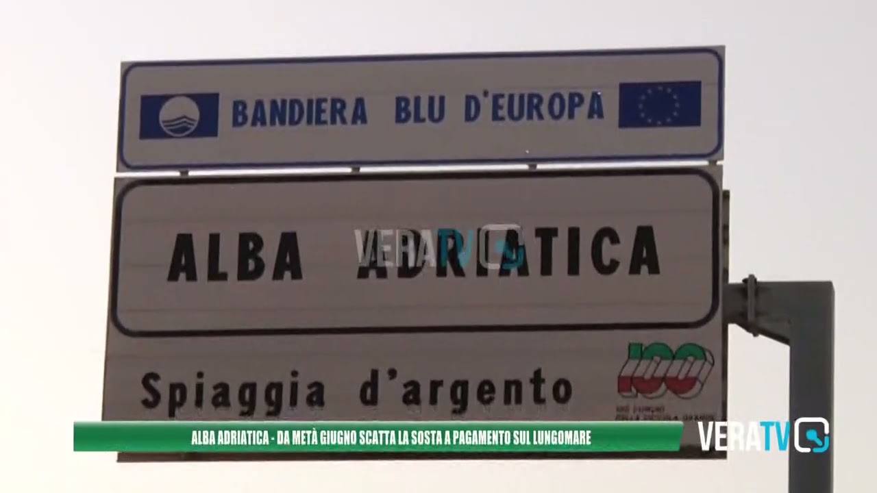 Alba Adriatica – Da metà giugno scatta la sosta a pagamento sul lungomare
