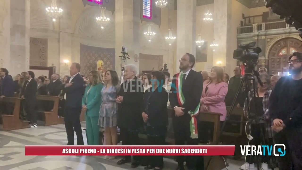 Ascoli Piceno – La diocesi in festa per due nuovi sacerdoti: ordinazione per don Luca e don Matteo