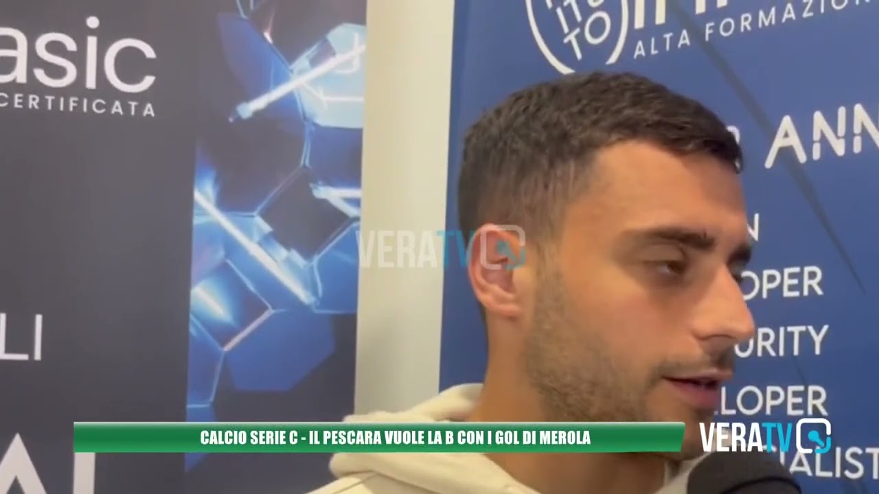 Calcio Serie C – Il Pescara vuole la B, Merola: “Ce la giochiamo”