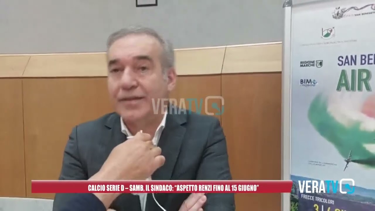 Calcio Serie D – Samb, il sindaco: “Aspetto Renzi fino al 15 giugno”