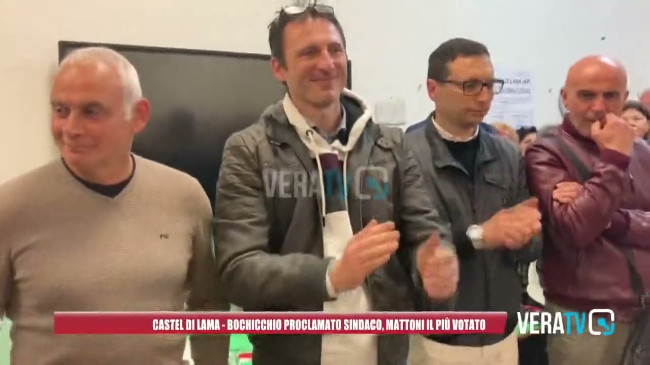 Castel di Lama – Elezioni, Bochicchio confermato sindaco: Mattoni è il consigliere più votato
