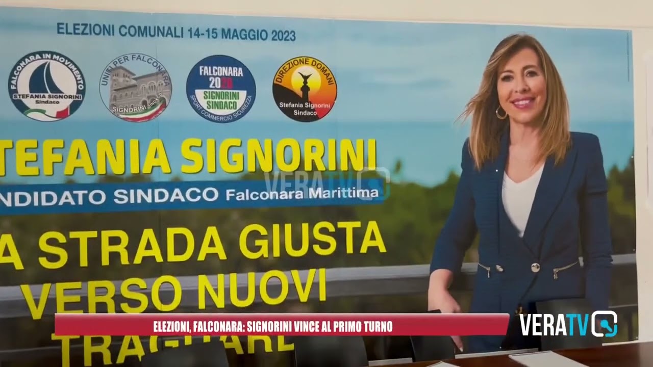 Falconara – Elezioni comunali, Signorini vince al primo turno