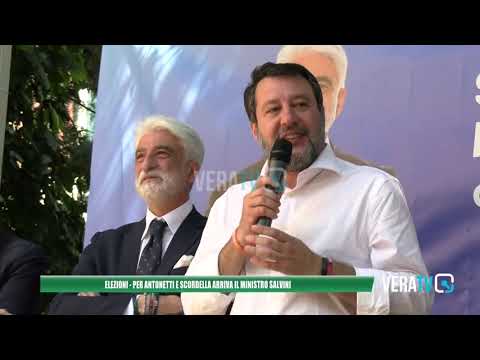 Elezioni – Per Antonetti e Scordella arriva il ministro Salvini