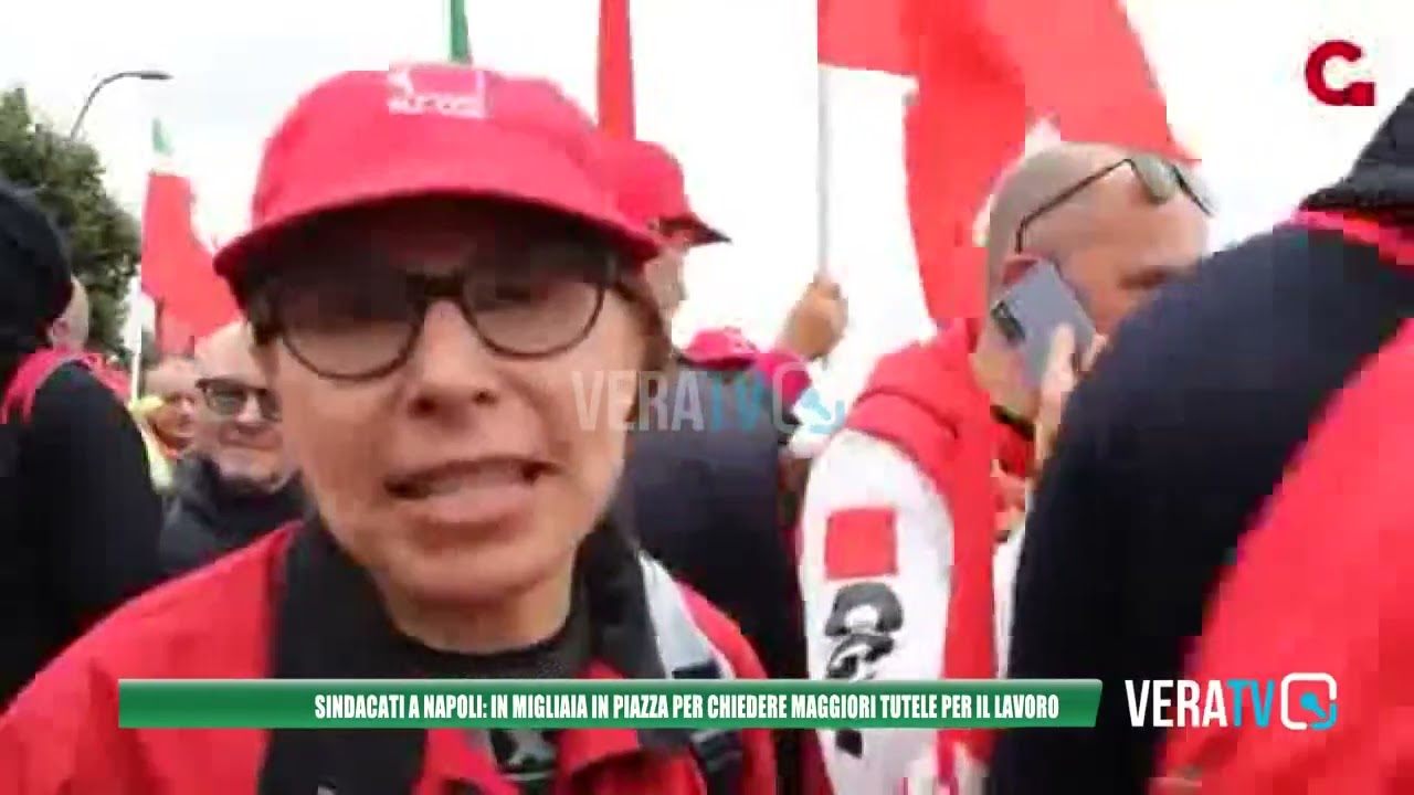 Manifestazione dei sindacati a Napoli: 60 pullman partiti dall’Abruzzo