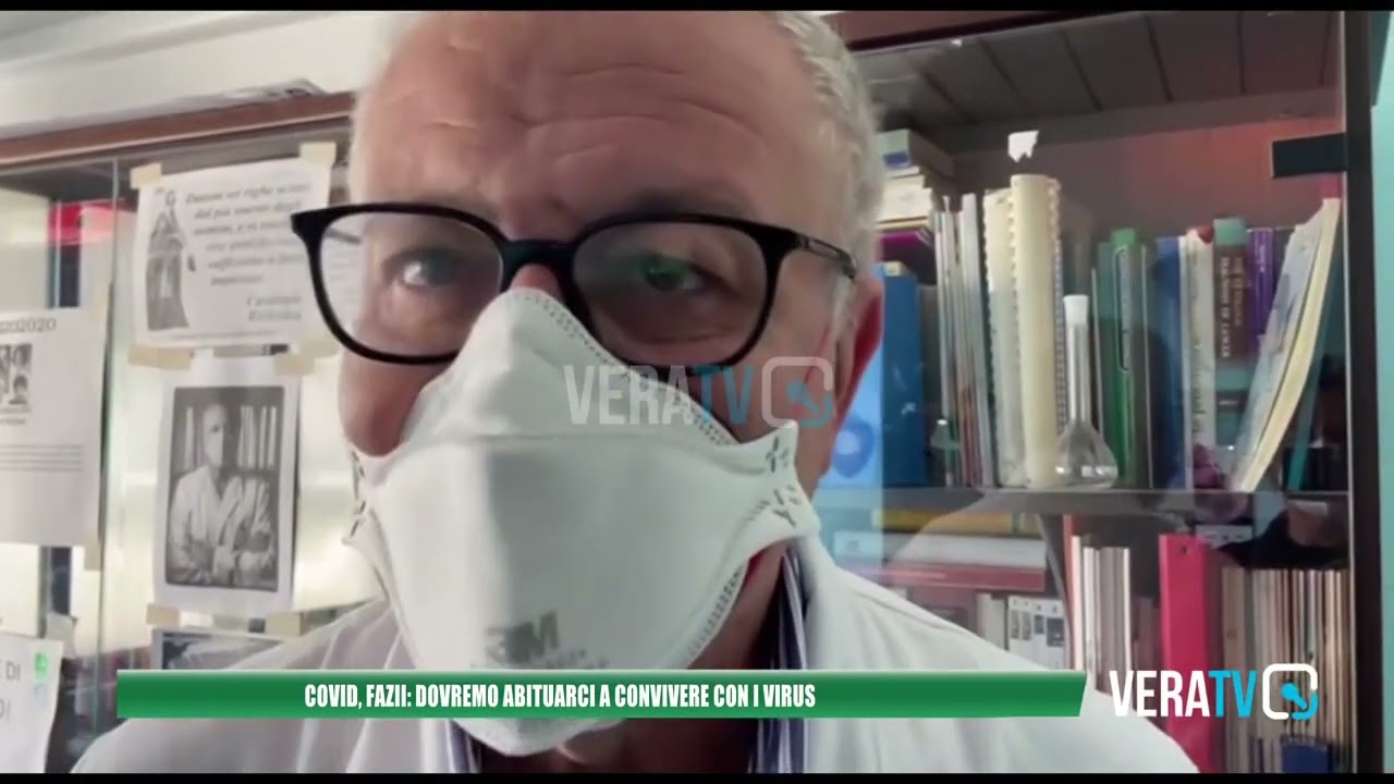 Pescara – Covid, il monito di Fazii: “Dovremo abituarci a convivere con i virus”
