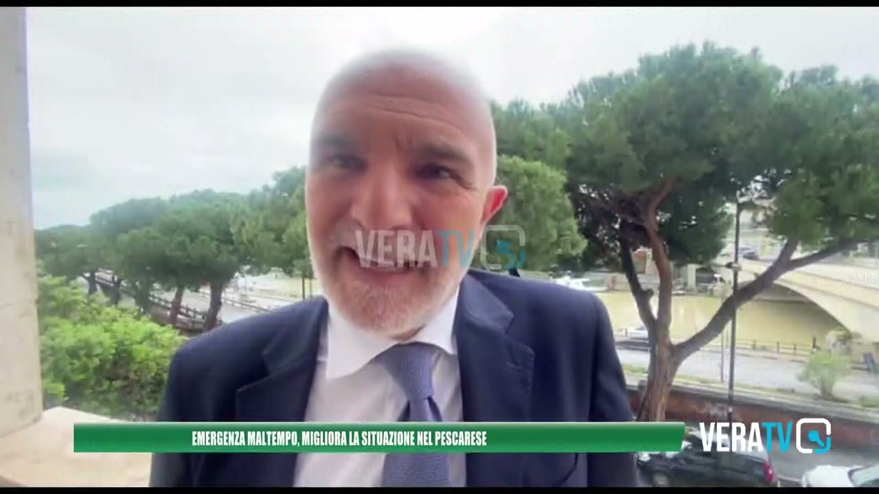 Pescara – Emergenza maltempo, Masci: “Situazione in miglioramento”