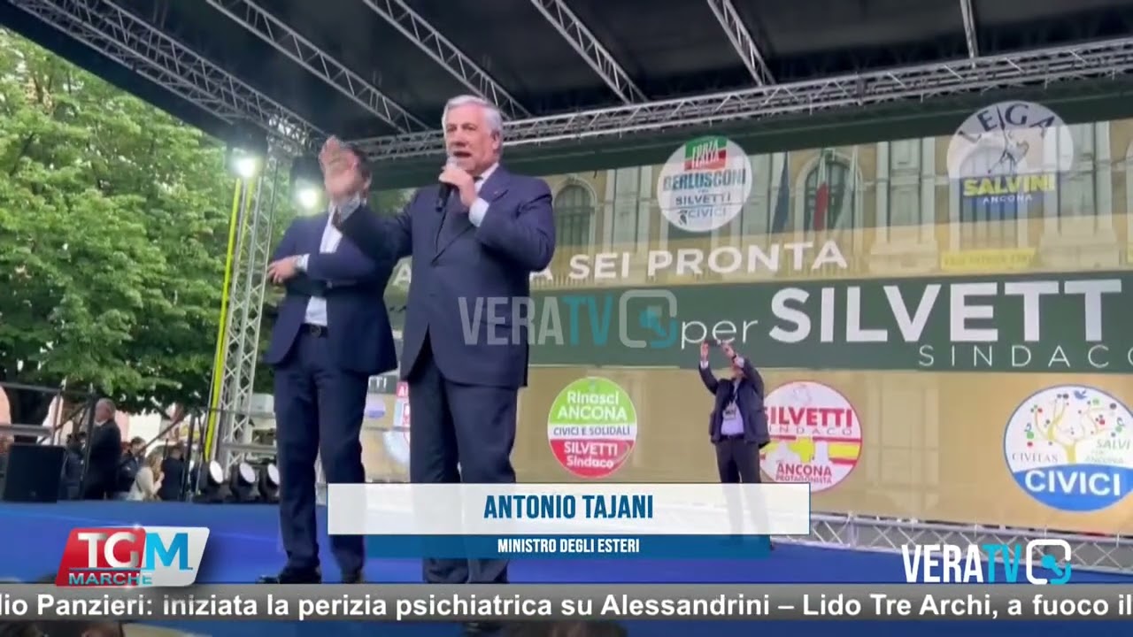 Tajani ad Ancona per Silvetti sindaco: “Basta con gli amici degli amici”