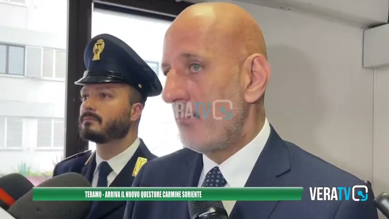 Teramo – Il nuovo questore Soriente si presenta alla città: “Saremo vicini ai cittadini”