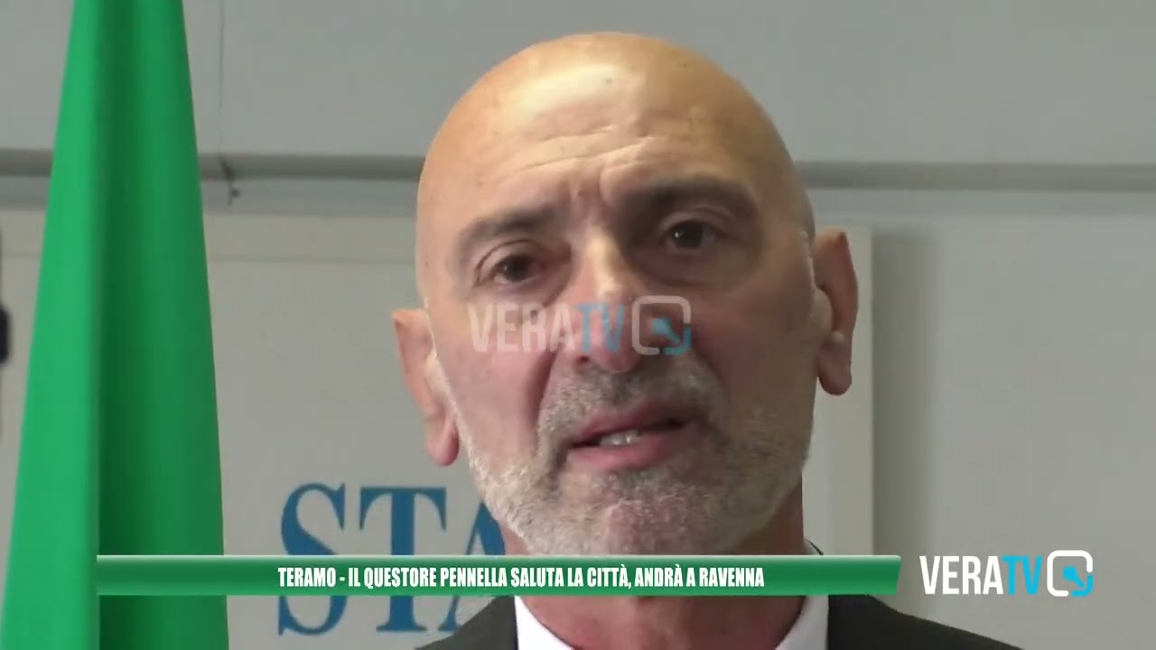 Teramo – Il questore Pennella saluta la città per trasferirsi a Ravenna: “Mi avete dato tanto”