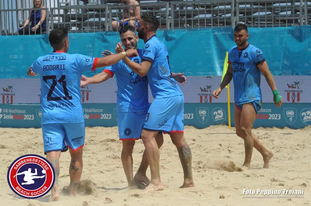 Coppa Italia, la Samb Beach Soccer si rialza contro Genova