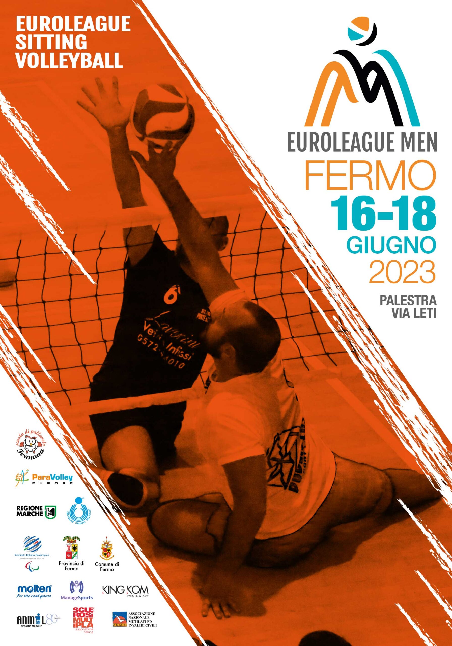 Alla palestra di via Leti di Fermo l’ EuroLeague di sitting volley maschile