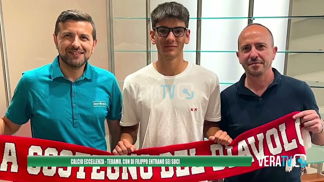 Calcio Eccellenza Abruzzo – Teramo, con Di Filippo entrano sei soci