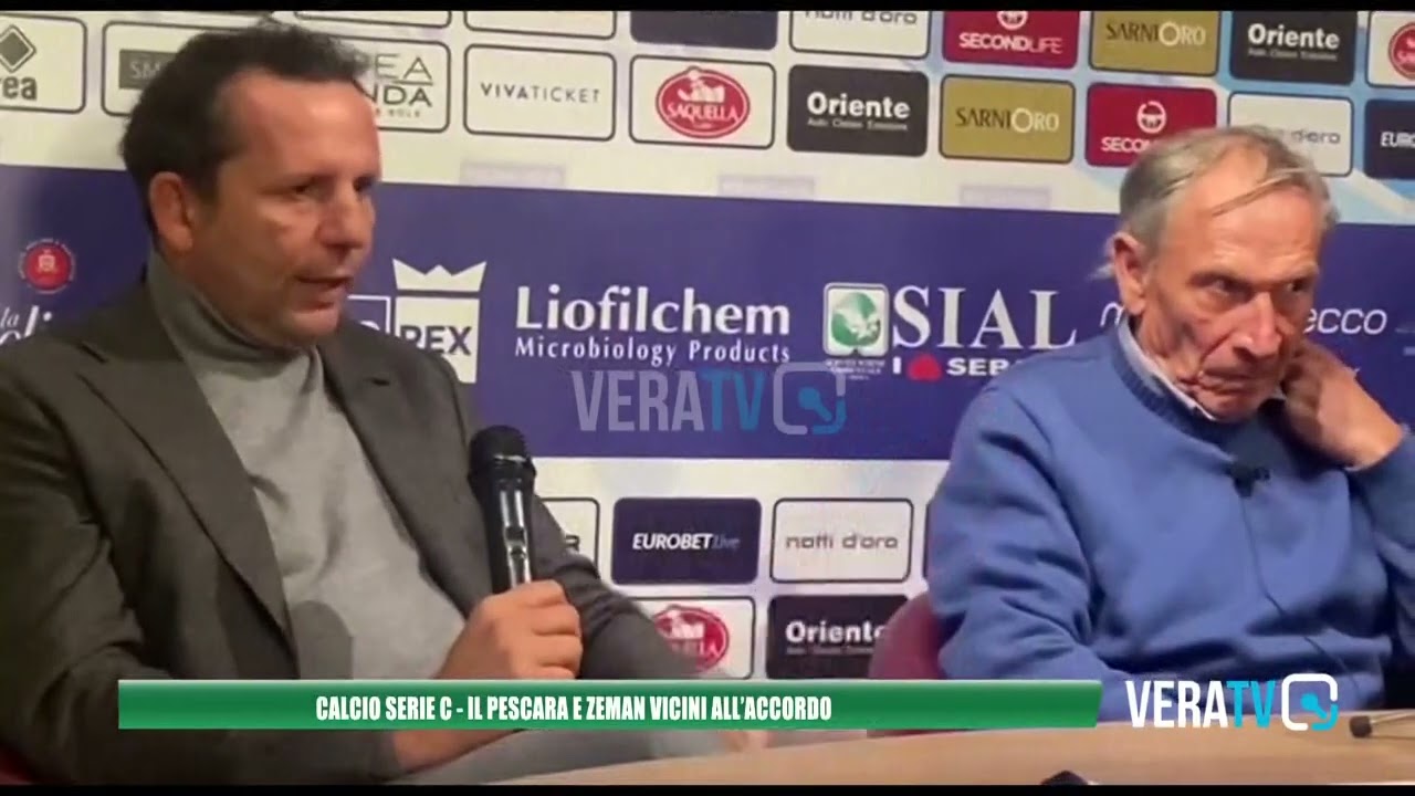 Calcio Serie C – Pescara e Zeman vicini all’accordo per la prossima stagione