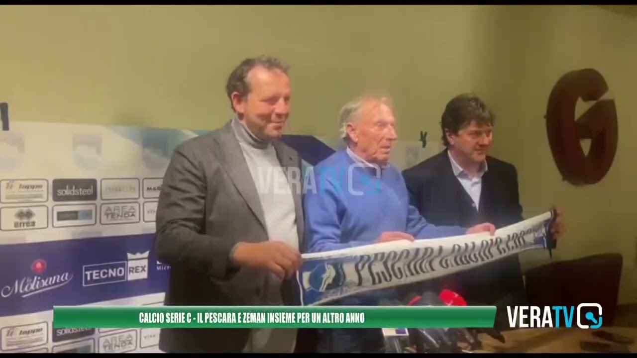 Calcio Serie C – Zeman rimane al Pescara, c’è l’accordo per un’altra stagione