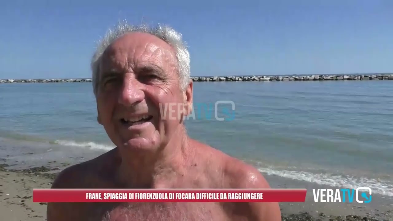 Pesaro – Frane, la spiaggia di Fiorenzuola di Focara difficile da raggiungere