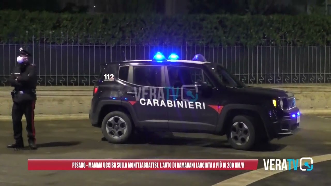 Pesaro – Mamma uccisa sulla Montelabbatese, l’auto di Ramadami lanciata a 200 chilometri orari