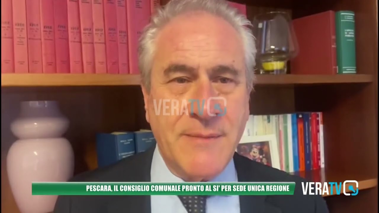 Pescara – Sede unica della Regione, il consiglio comunale è pronto a dire sì
