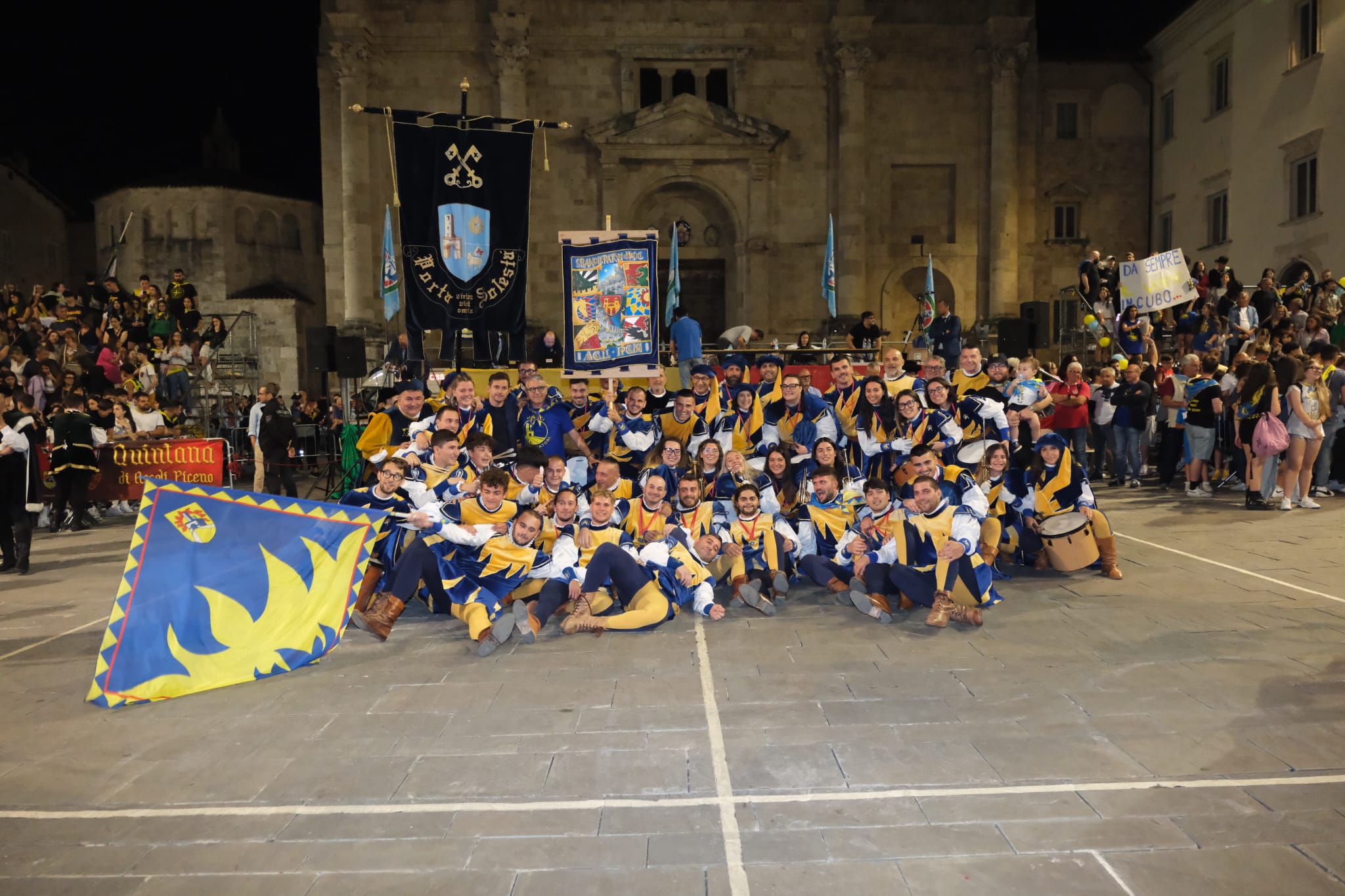 Quintana di Ascoli – Porta Solestà si aggiudica il Palio degli sbandieratori