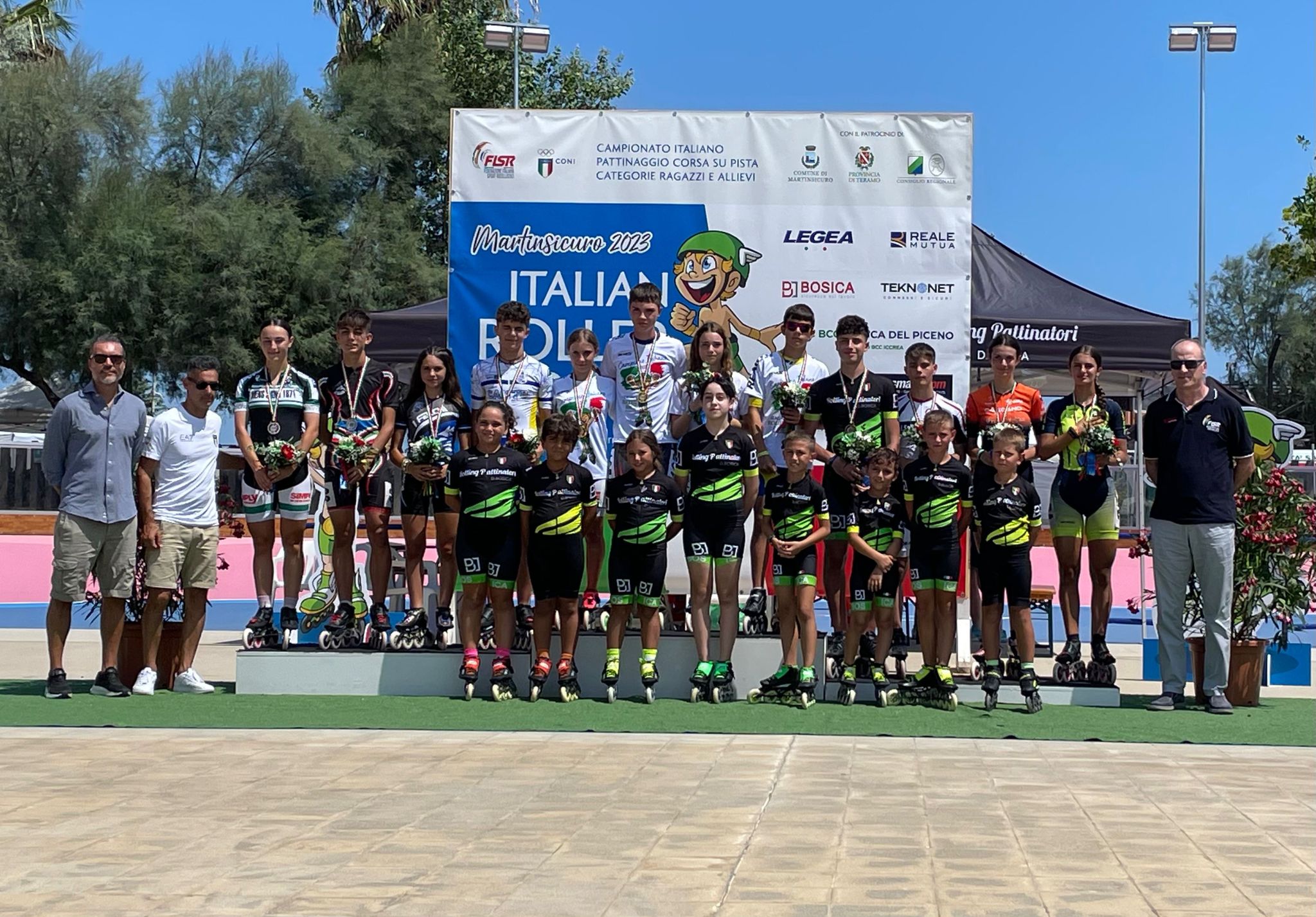 Cala il sipario a Martinsicuro sul Campionato Italiano Pattinaggio Corsa Ragazzi e Allievi