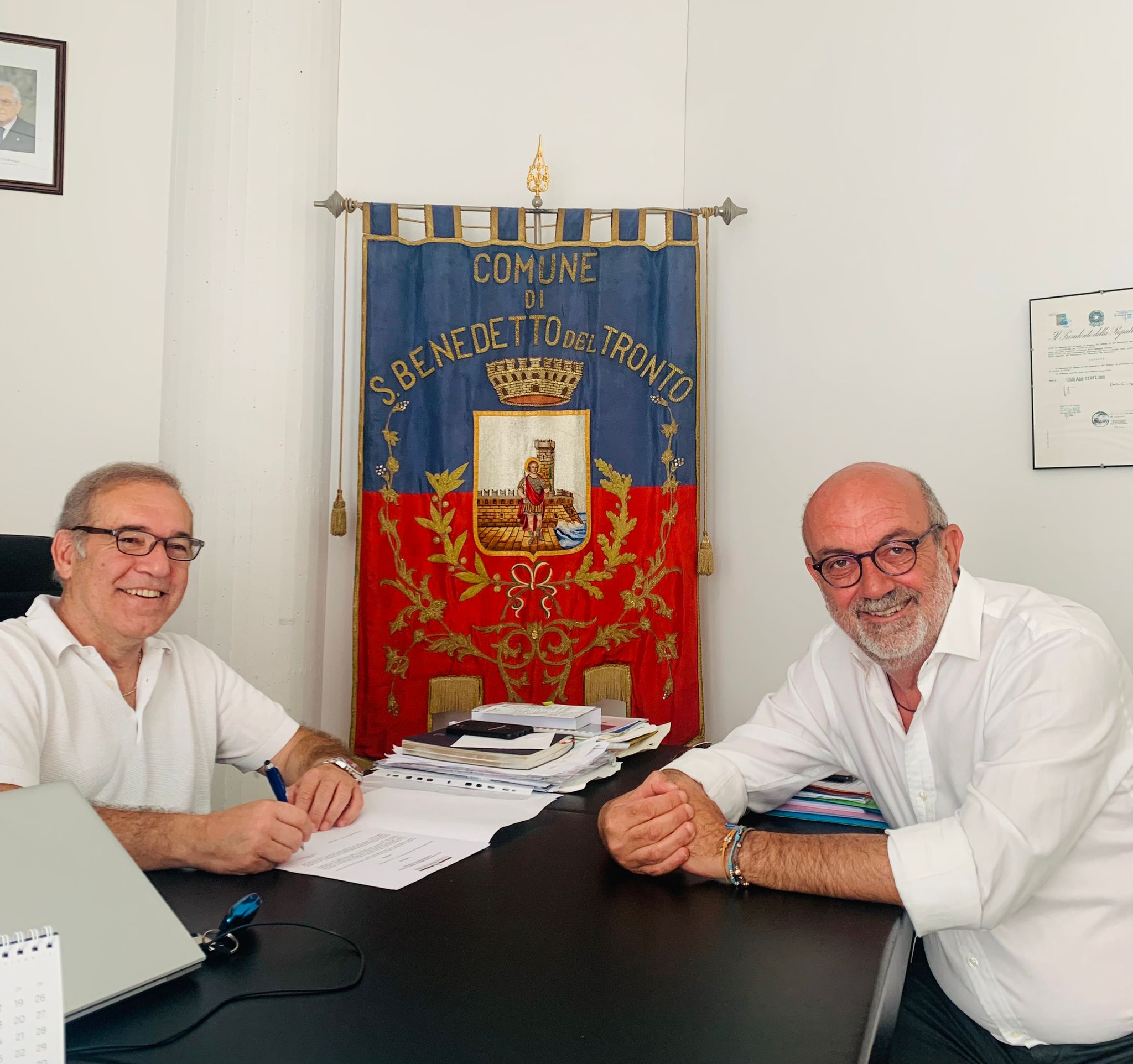 San Benedetto Calcio – Firmata la concessione per l’utilizzo del Riviera