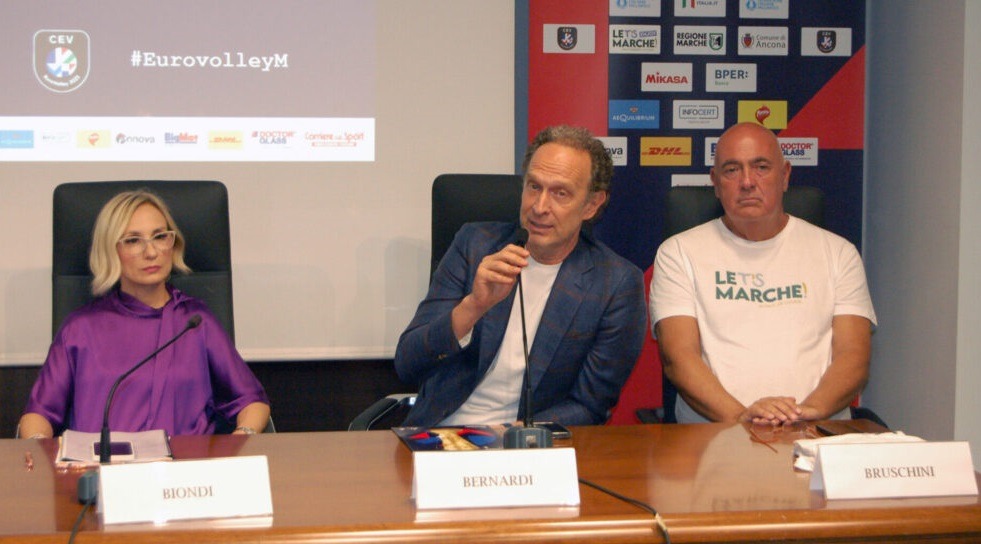 Il grande volley torna ad Ancona: a settembre gli Europei