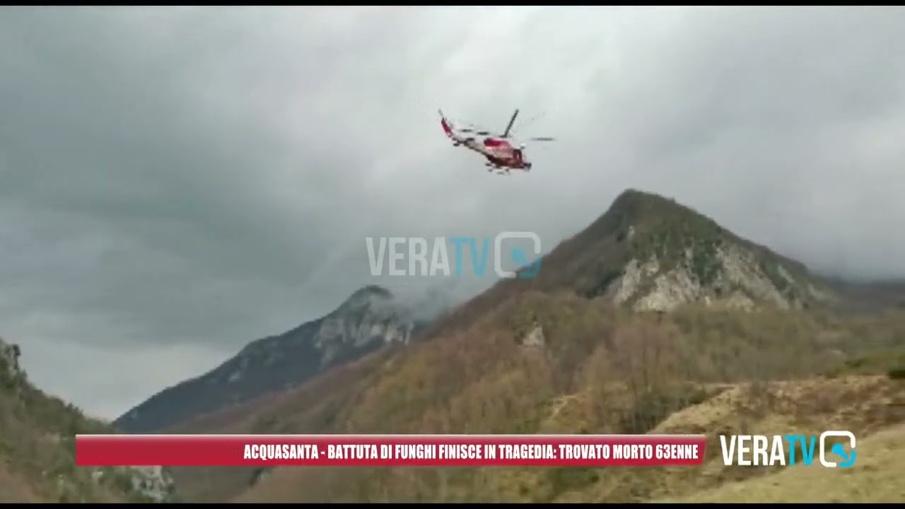 Acquasanta – Battuta di funghi finisce in tragedia: trovato morto 63enne