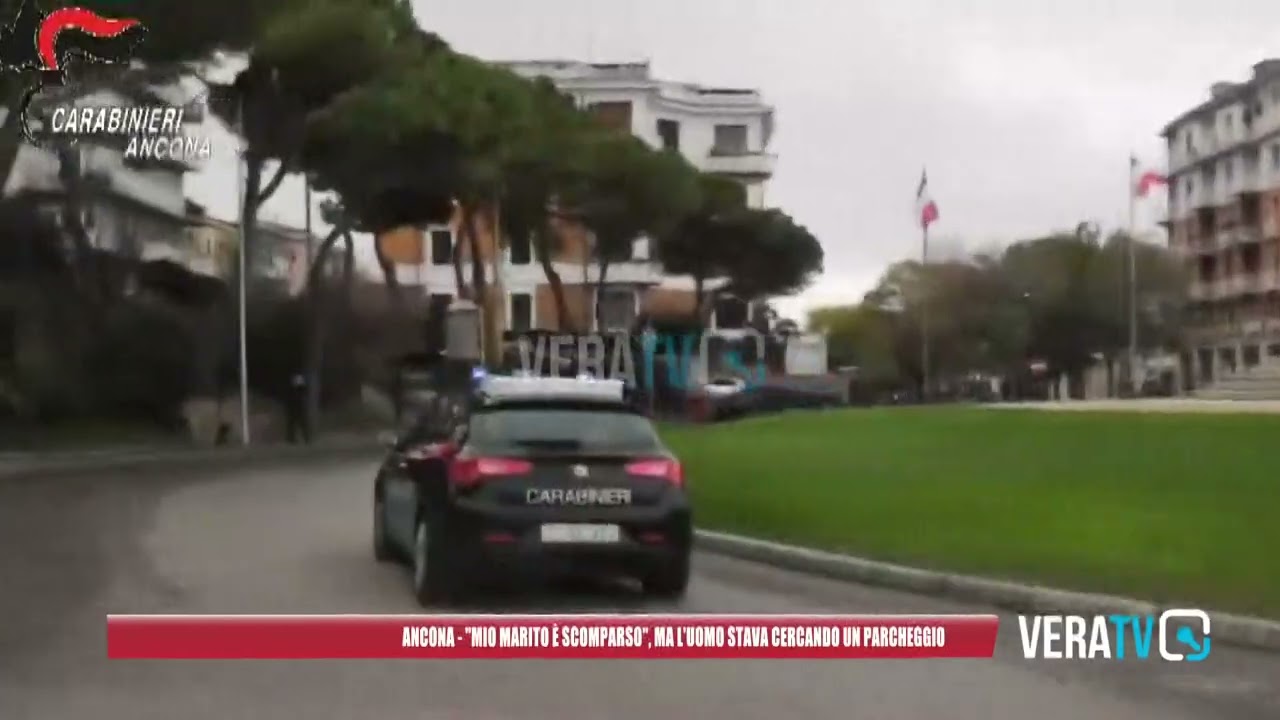 Ancona – Lancia l’allarme: “Mio marito è scomparso”, ma stava cercando parcheggio