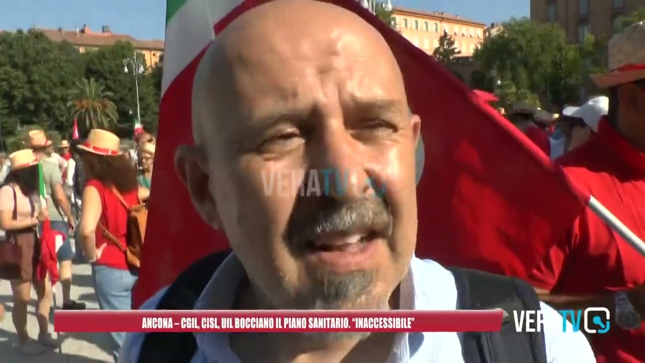 Ancona – Sindacati in piazza contro il piano socio sanitario