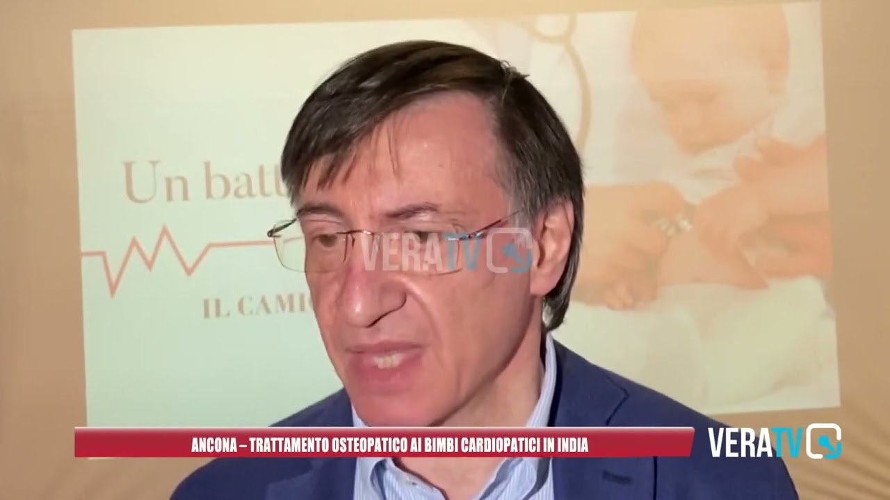 Ancona – Trattamento osteopatico ai bimbi cardiopatici in India