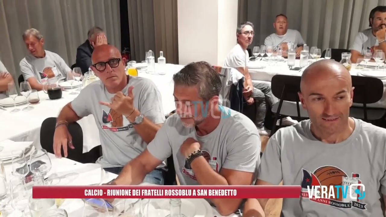 Calcio – A San Benedetto la reunion dei ‘fratelli rossoblù’
