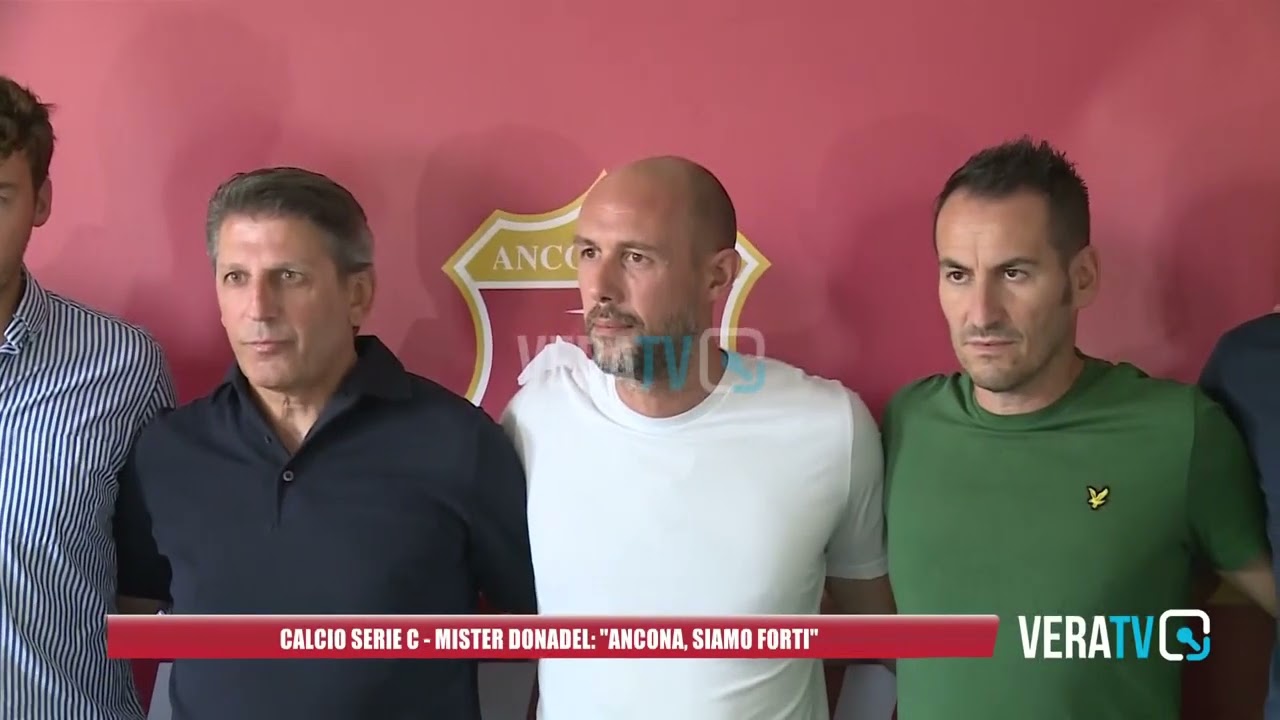 Calcio serie C – Mister Donadel:” Ancona, siamo forti”