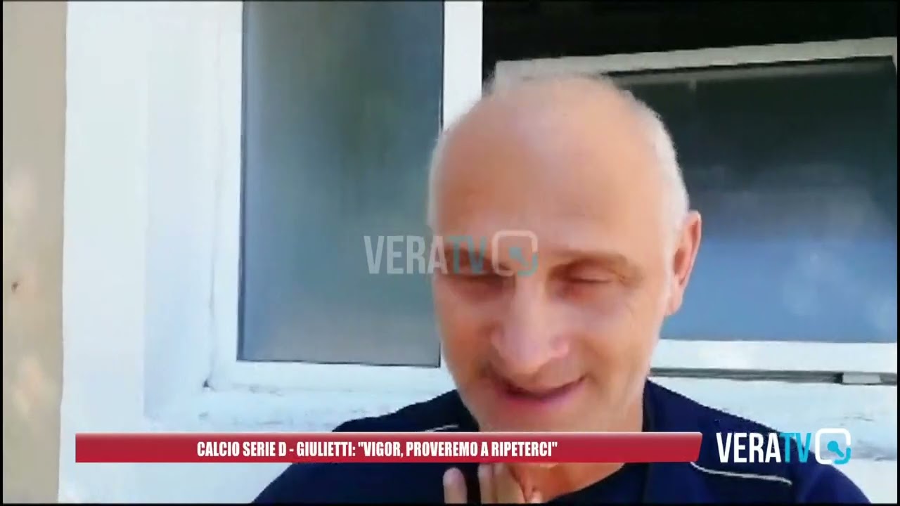 Calcio Serie D – Vigor Senigallia, il vice allenatore Giulietti: “Saremo di nuovo protagonisti”