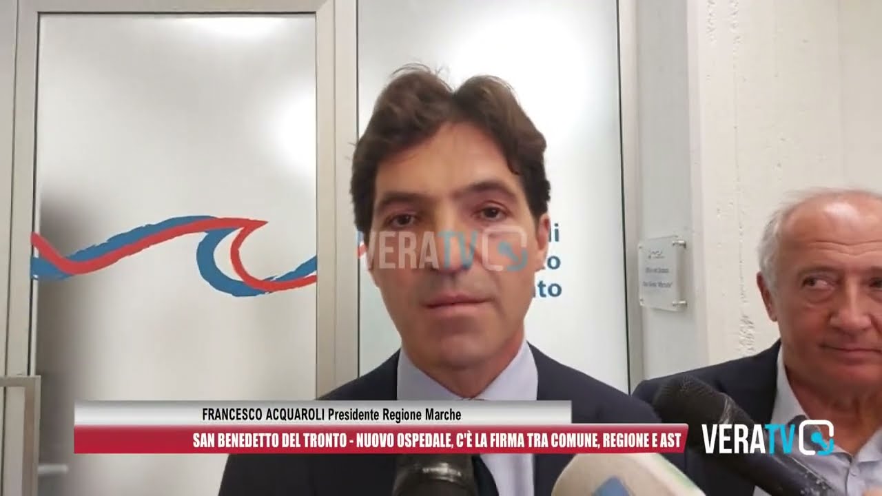 Nuovo ospedale a San Benedetto: c’è la firma tra Comune, Regione e Ast