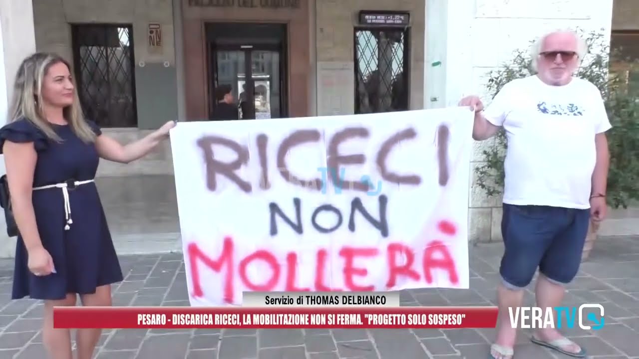 Pesaro – Discarica di Riceci, la mobilitazione non si ferma: “Progetto solo sospeso”