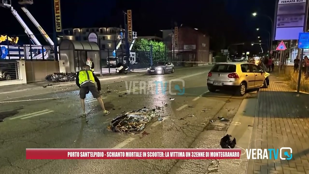 Porto Sant’Elpidio – Schianto mortale in scooter, muore 32enne di Montegranaro