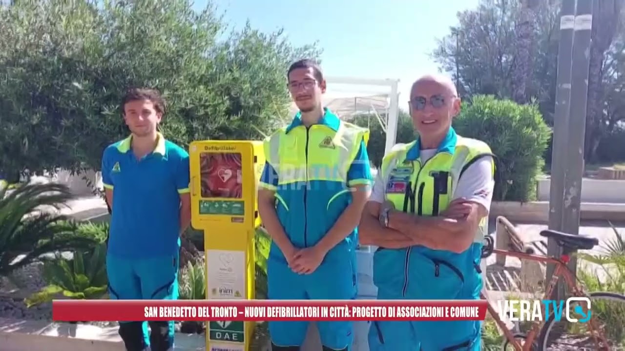 San Benedetto del Tronto – Nuovi defibrillatori in città: sinergia tra Comune e associazioni