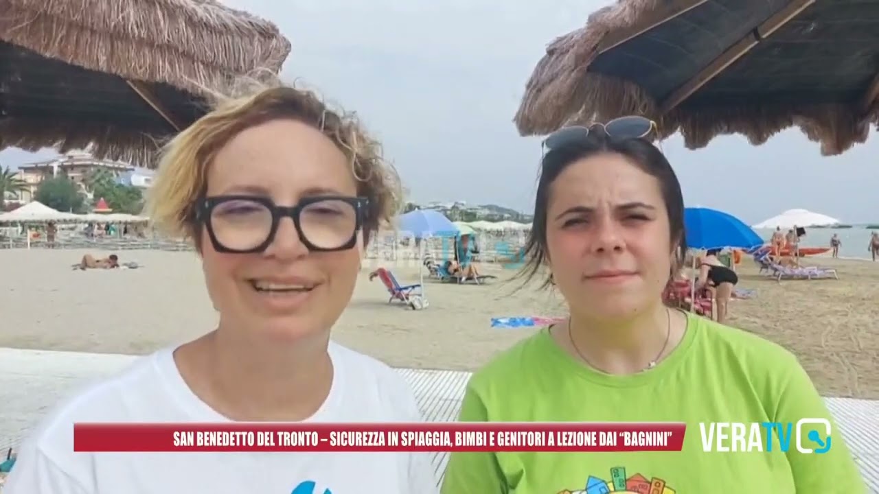 San Benedetto del Tronto – Sicurezza in spiaggia, bimbi e genitori a lezione dai bagnini