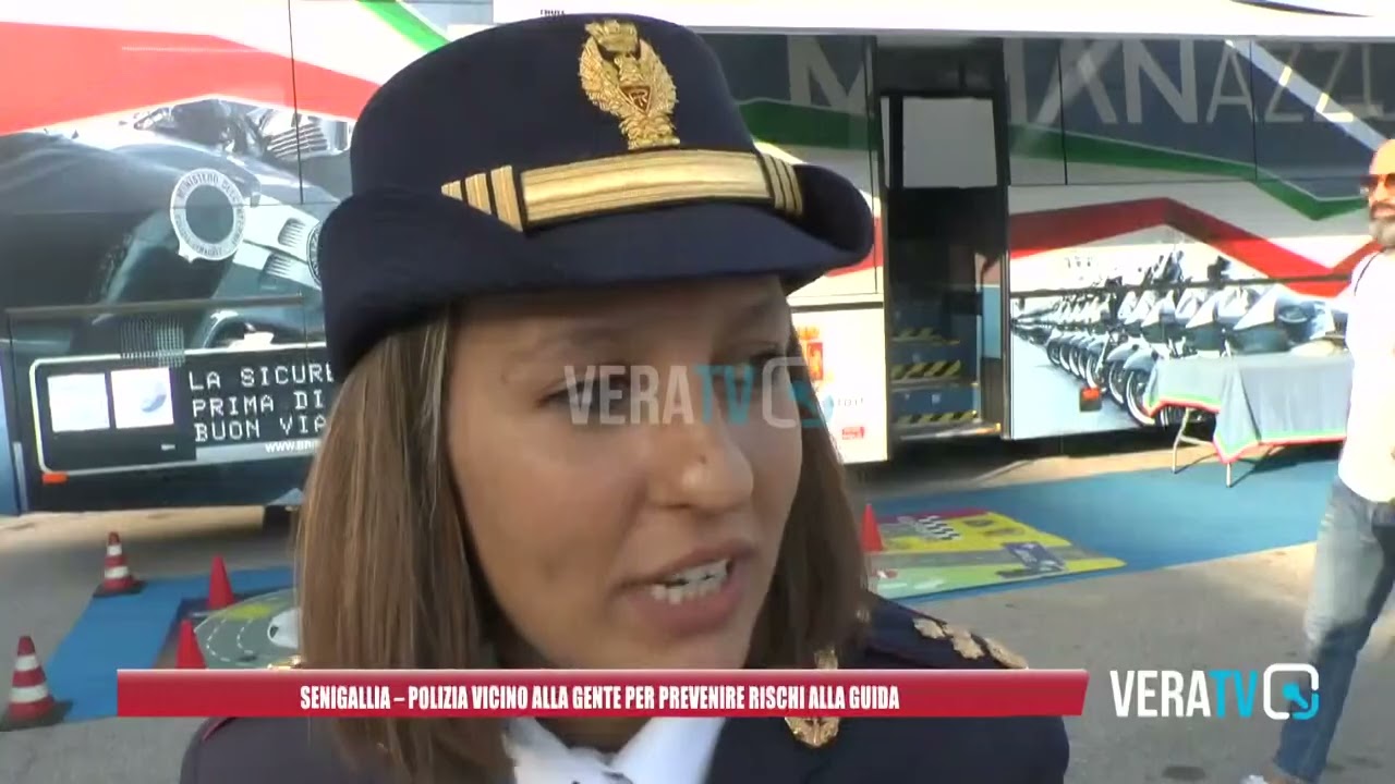 Senigallia – Polizia affianco alla gente per prevenire i rischi alla guida