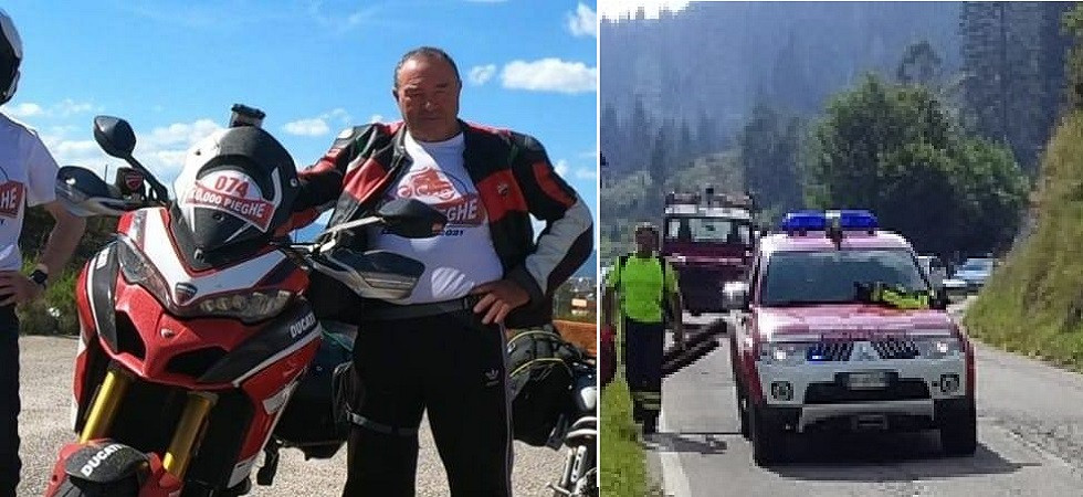 Motociclista ascolano di 71 anni muore in un incidente stradale in Trentino