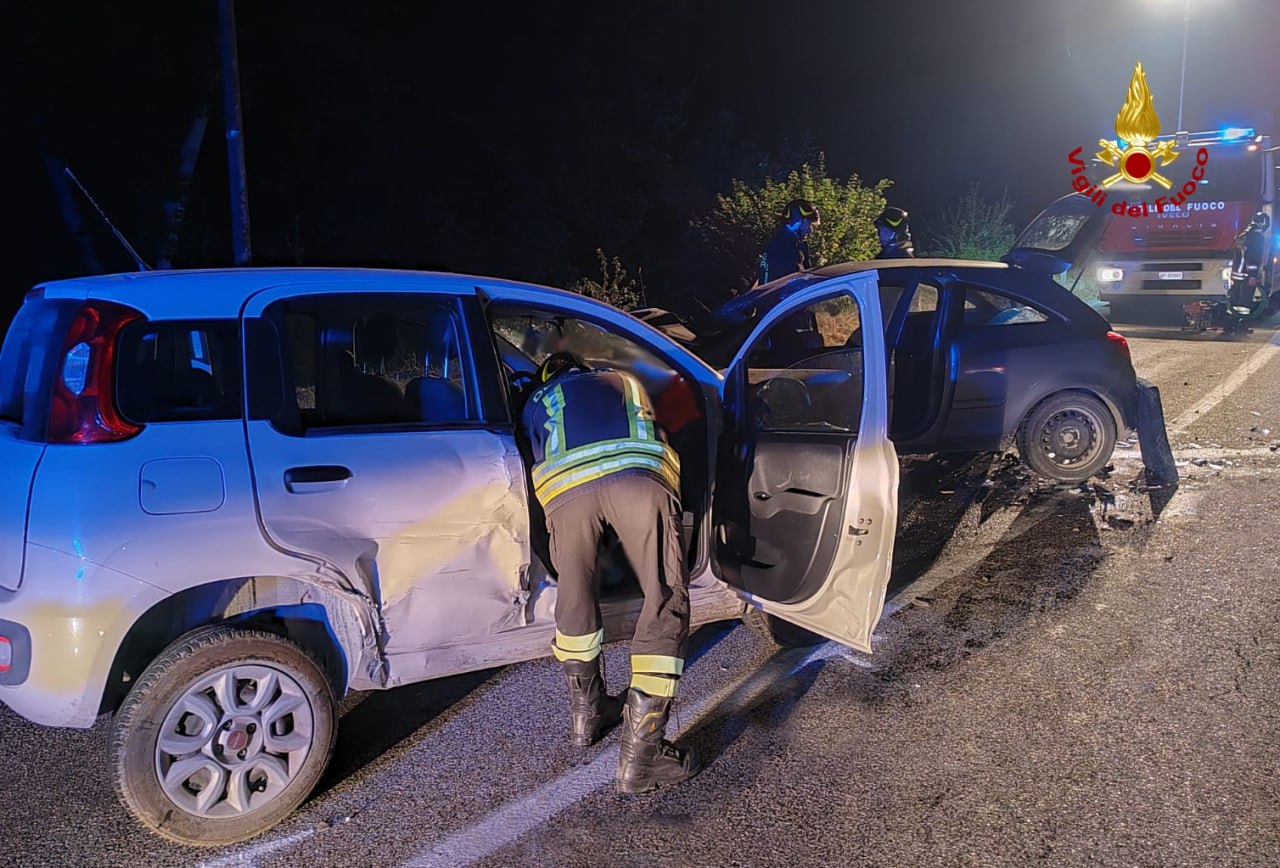 Camerino – Incidente tra tre vetture, dieci persone coinvolte