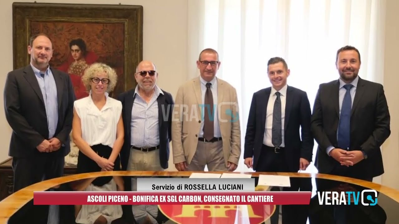 Ascoli Piceno – Ex Carbon, dopo 16 anni consegnato il cantiere per la bonifica