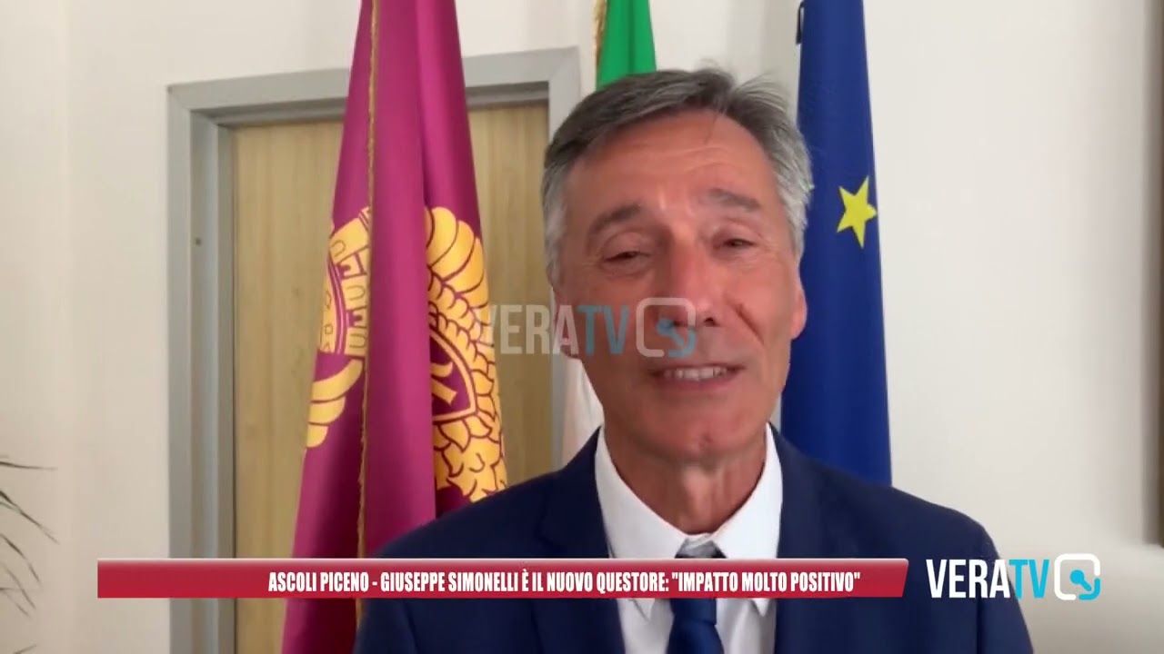 Ascoli Piceno – Simonelli è il nuovo questore: “Impatto molto positivo, lavoreremo per la sicurezza”