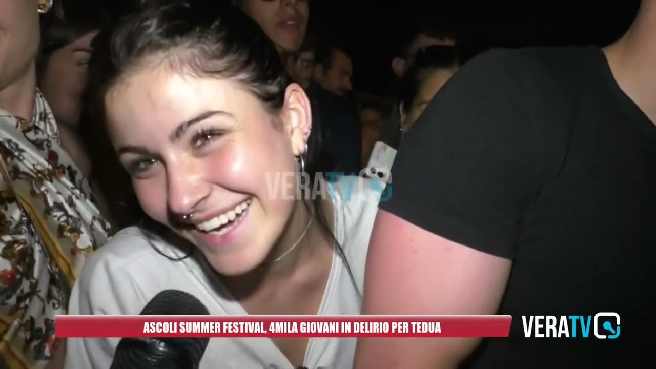 Ascoli Summer Festival, 4mila giovani in delirio per Tedua