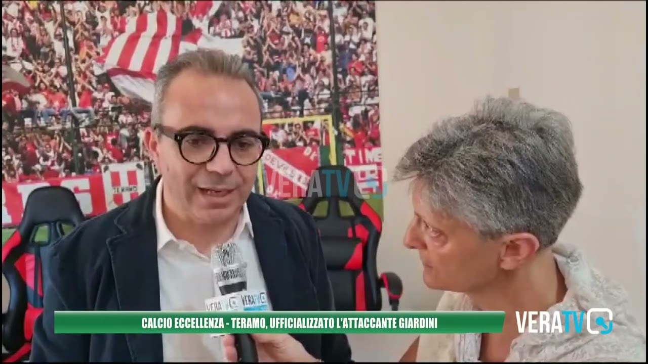 Calcio Eccellenza, il Teramo ufficializza l’attaccante Nicolò Gardini
