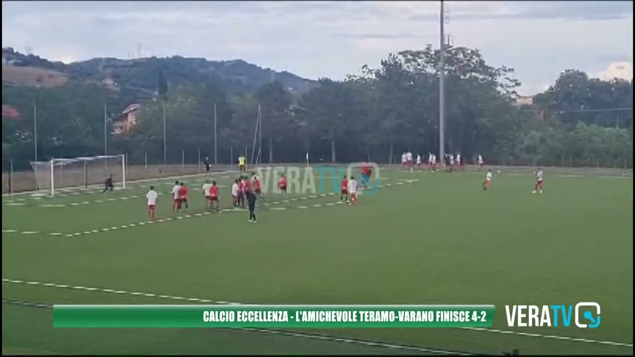 Calcio Eccellenza – L’amichevole Teramo-Varano finisce 4-2