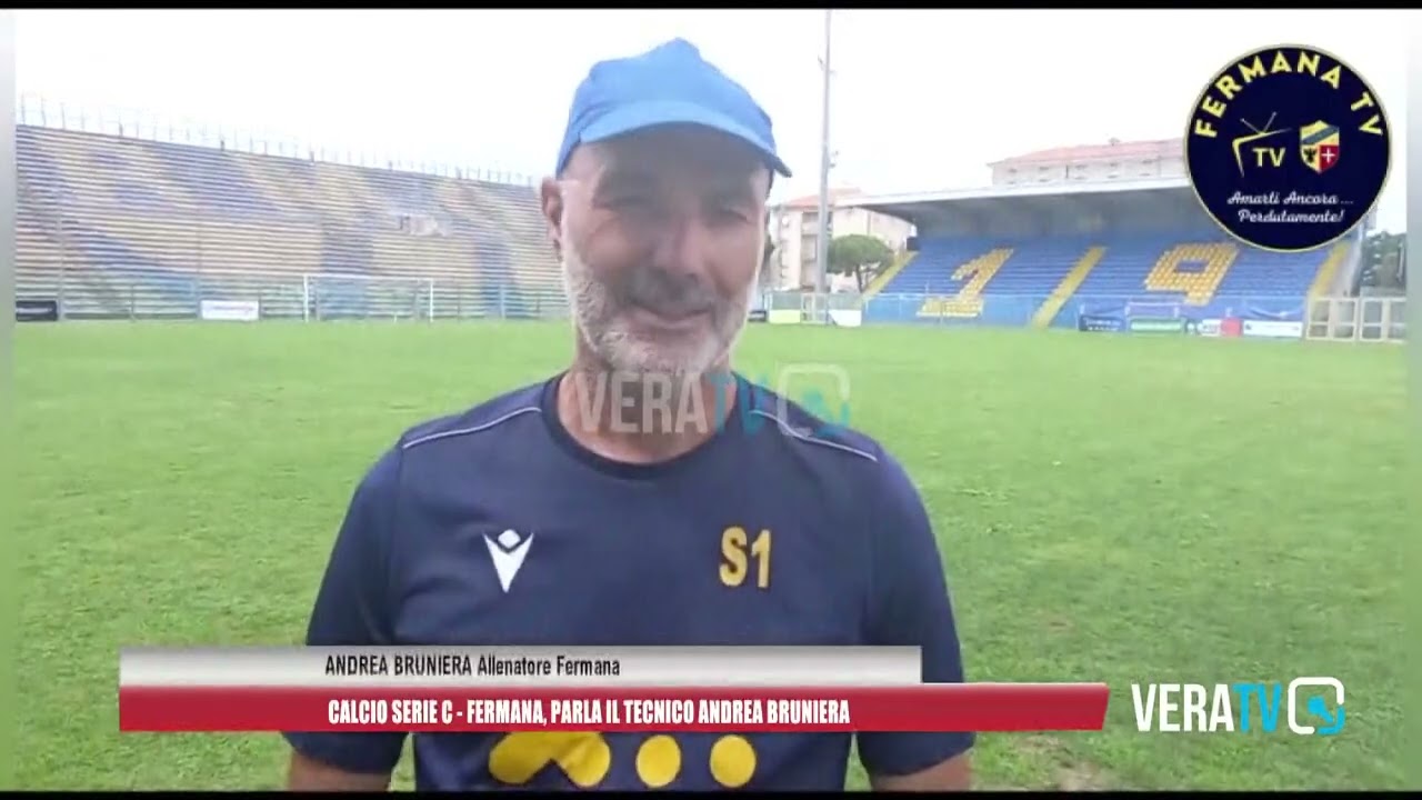 Calcio Serie C – Fermana, il tecnico Bruniera carica la squadra per la nuova stagione