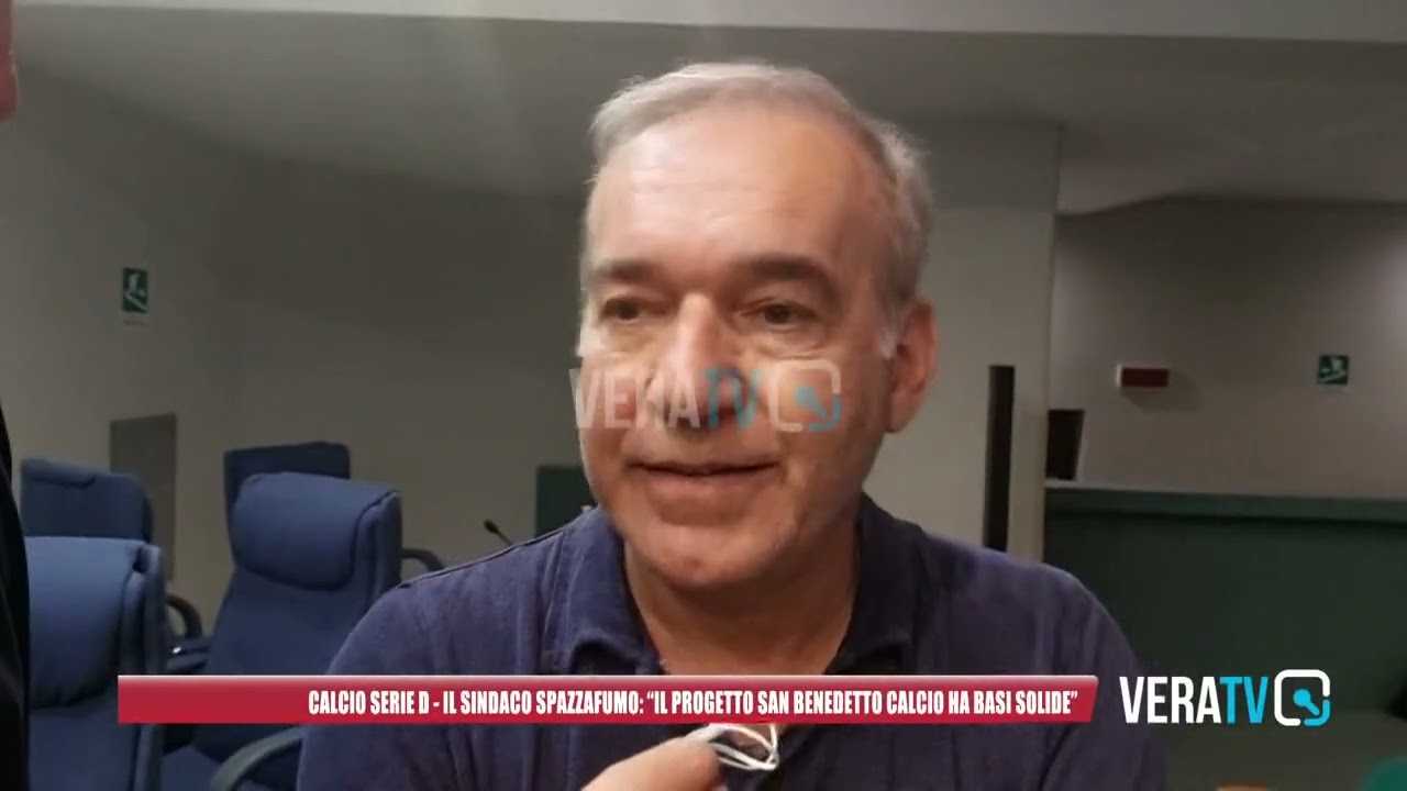 Calcio serie D – Il sindaco Spazzafumo :”Il progetto San Benedetto calcio ha solide basi”